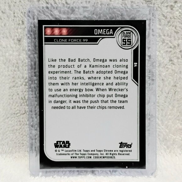 5/$20 Mint 2023.Topps Chrome Omega Star Wars Card 84!! - Picture 2 of 2